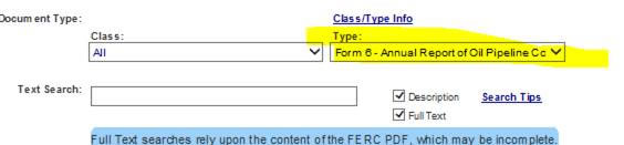 eLibrary Search Example - Form 6