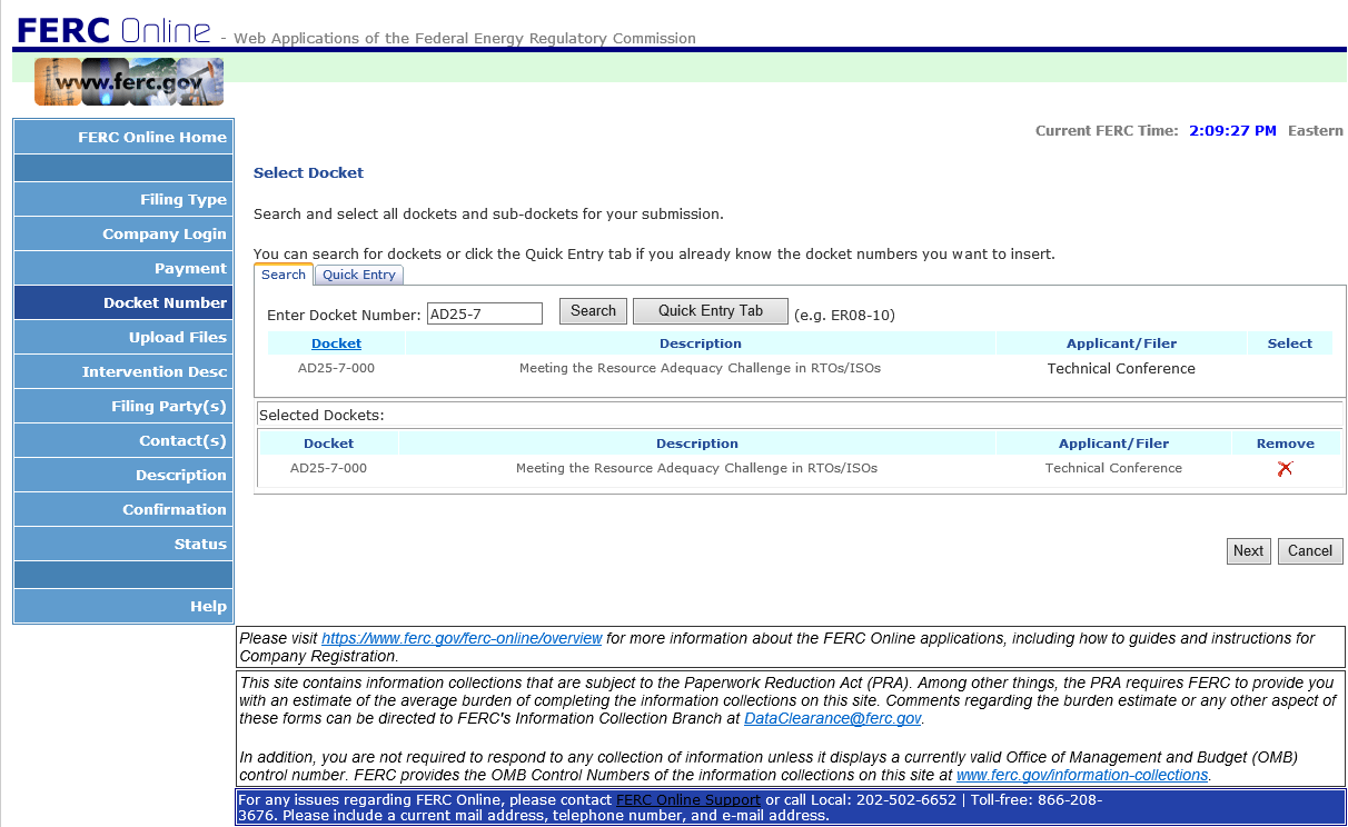 eFiling Step 3