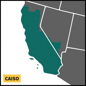 Map of CAISO