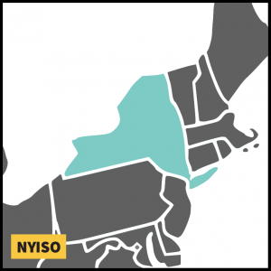 Map of NYISO